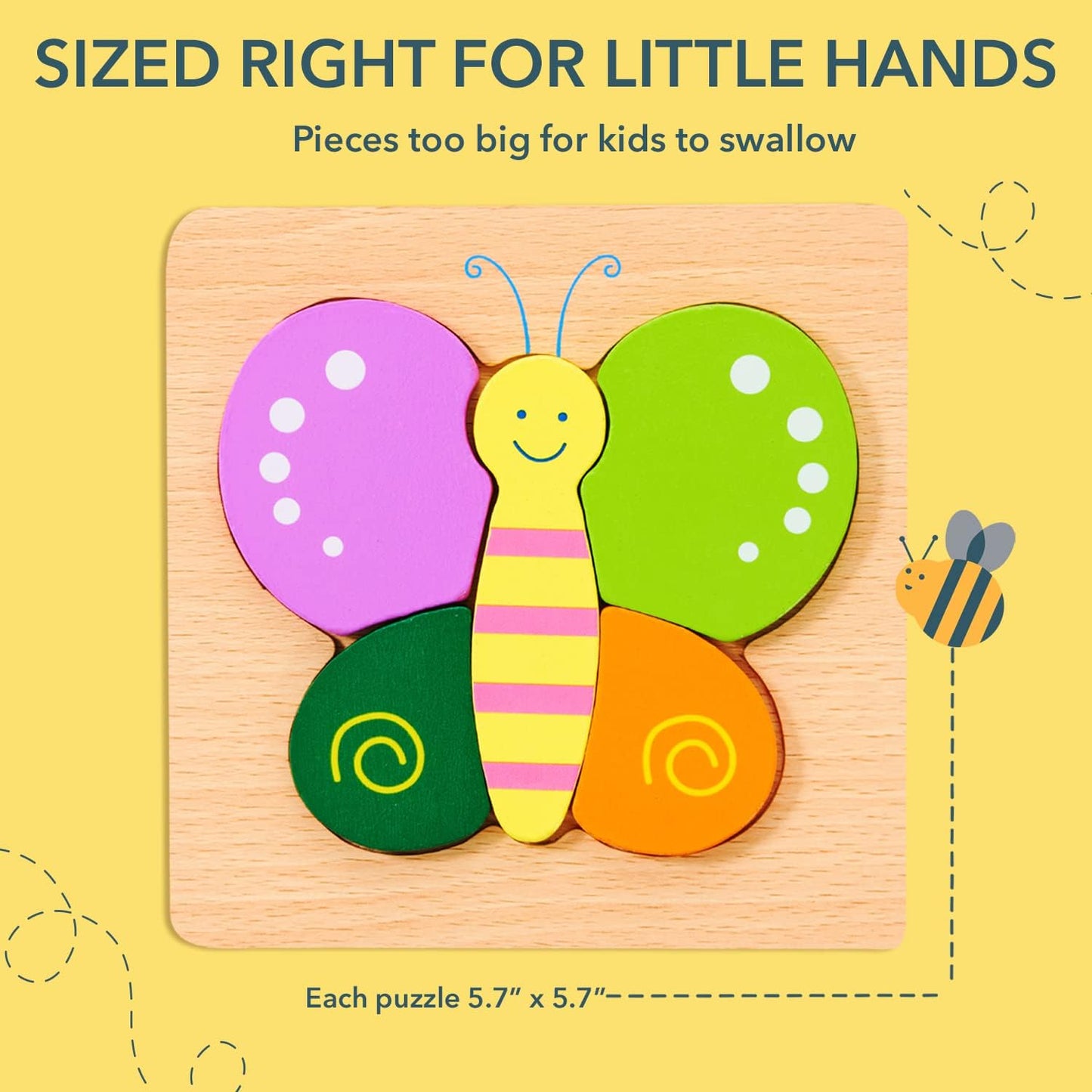 Wooden Puzzle for kids 3D Wooden Jigsaw Puzzles Intelligent