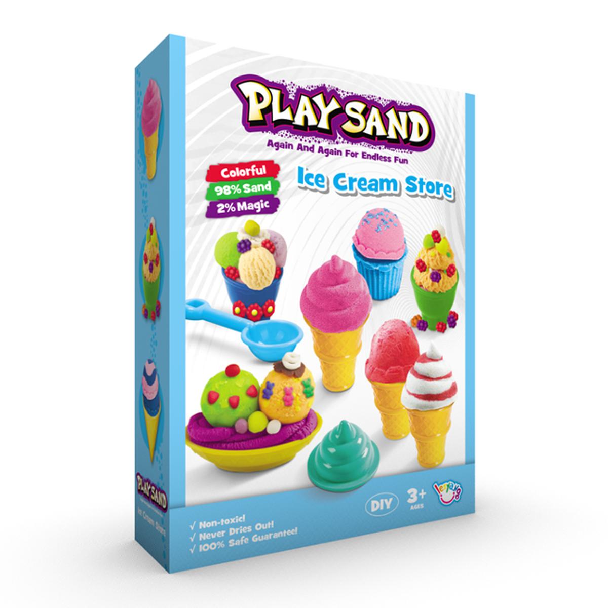 Kinetic Sand With Molds The Original Moldable Sensory Magic Sand Play Dough Educational Toy Non Toxic Kinetic Sand For Boys & Girls