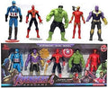 Pack Of 5 Marvel Avengers Superhero Action Figure Toy 5 Pcs Set for Boys Girls Kids (6 inch) Approx