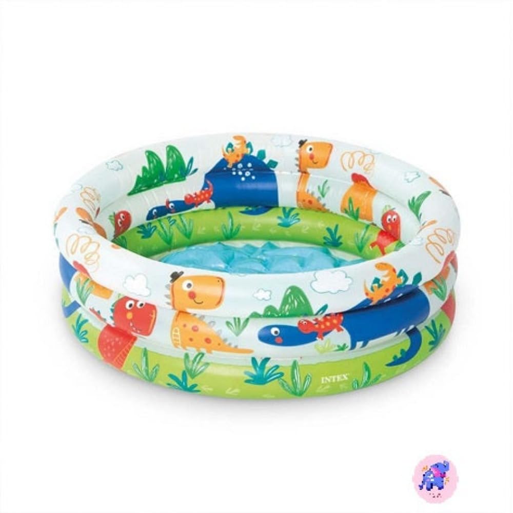 Intex Baby Inflatable Swimming Pool for Kids Kiddie Baby Party Play Pool Tub for Kids 24x8.5 Inches Kids Bath Tub For Children
