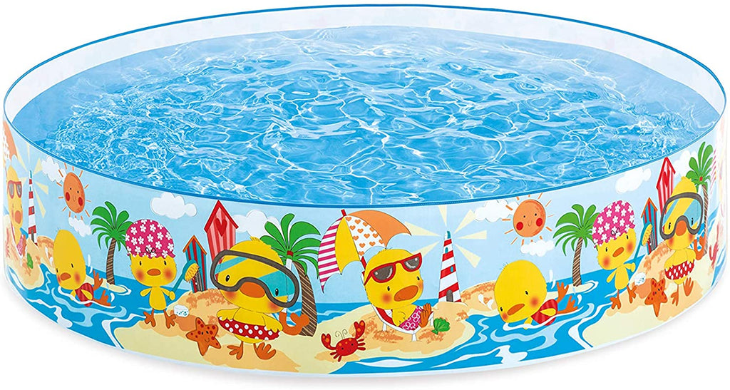 Intex Sea Swimming Fun Play Pool Without Air 4' 5' 6' 8' feet Fill-N-Fun Paddling Pool For Kids