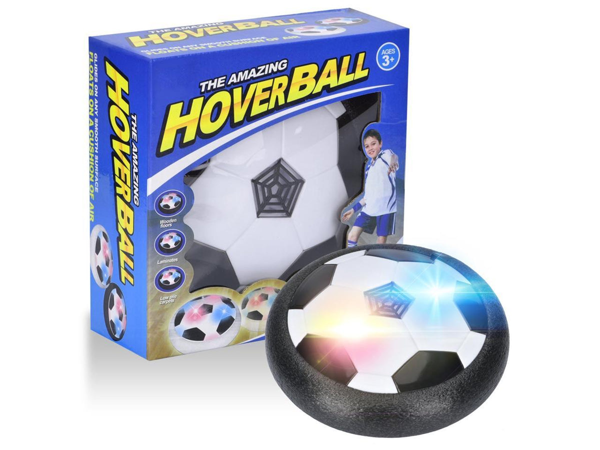 Kids Toys Hover Soccer Ball Battery Operated Air Floating Soccer Ball with LED Light and Soft Foam Bumper, Indoor Outdoor Hover Ball Game Gifts for Age 3 4 5 6 7 8-16 Year Old Boys Girls