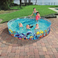 Bestway Sea Swimming Fun Play Pool Without Air 4' 5' 6' 8' feet Fill-N-Fun Paddling Pool For Kids Imported