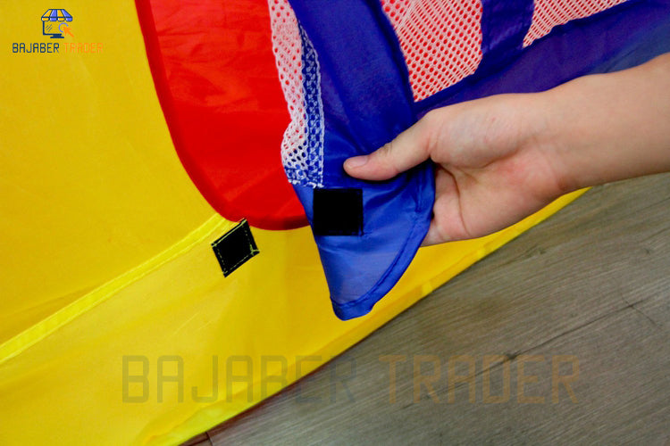 Big Tent House For Kids With 50 Soft Balls Tent Series Pop Up Pretend Play House 110x90x90cm