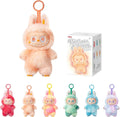 Labubu Original Pop Mart Labubu Doll Blind Box Plush Toy Binginto Energy Series Cute Soft Bunny Doll with Keychain for Kids Girls Boys Colorful Fluffy Labubu Character Key Ring Random Color