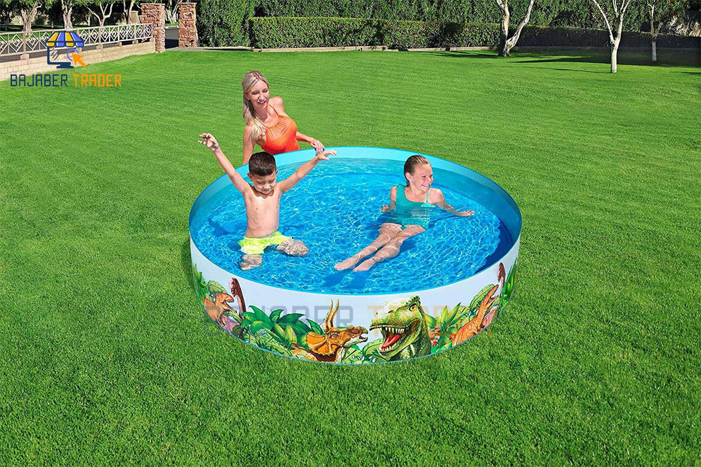 Bestway Sea Swimming Fun Play Pool Without Air 4' 5' 6' 8' feet Fill-N-Fun Paddling Pool For Kids Imported