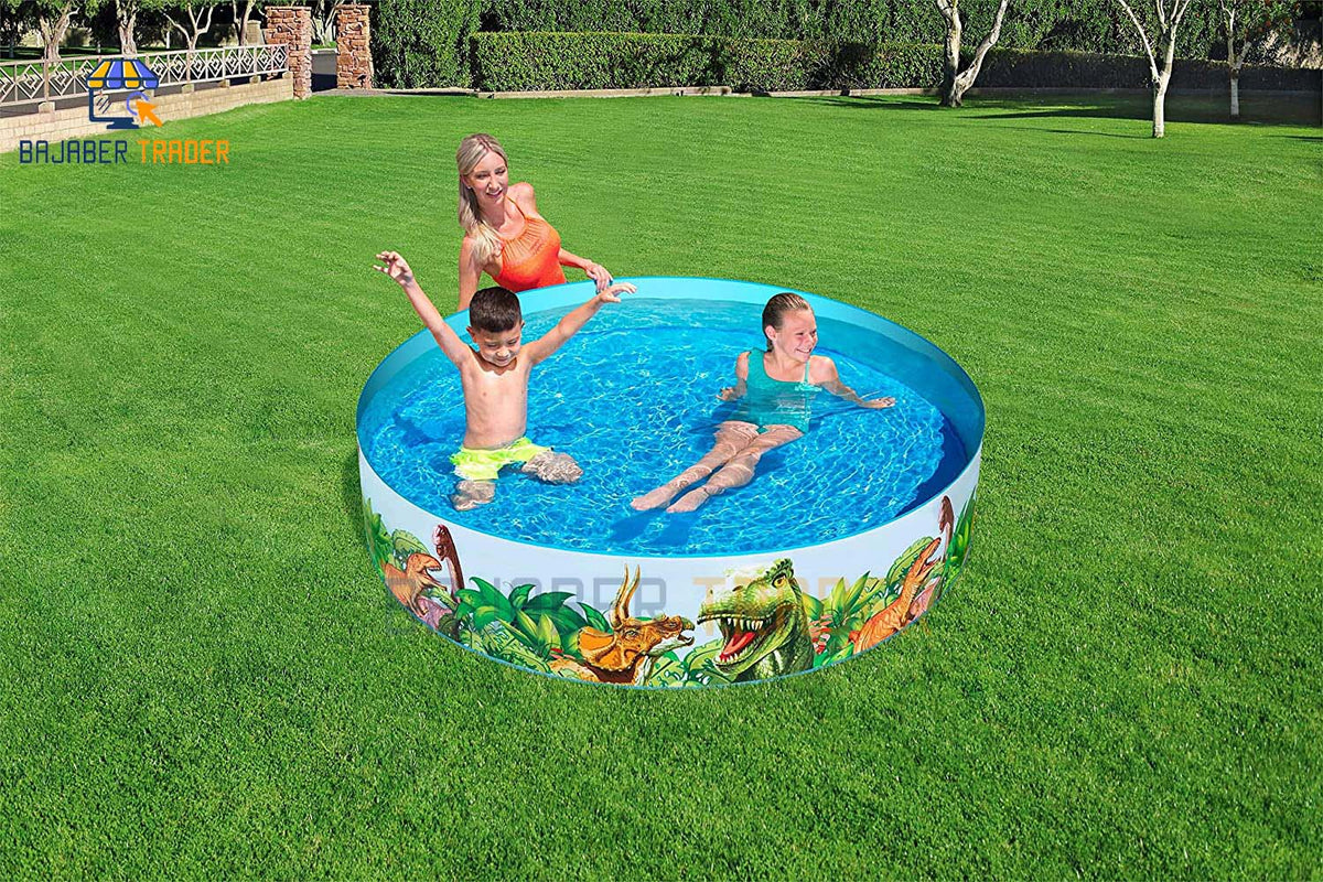 Bestway Sea Swimming Fun Play Pool Without Air 4' 5' 6' 8' feet Fill-N-Fun Paddling Pool For Kids Imported
