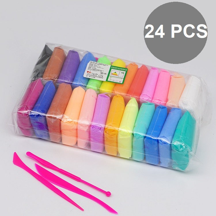 Fomic Play Dough Air Dry Polymer Clay Slime with Free Tools Fomic Polymer Light Clay Slime Playdough For Kids With Free Tools