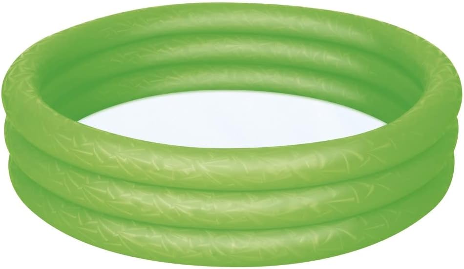 Bestway Large Swimming Pool For Kids 6Feet 5Feet 4Feet 3.3Feet Inflatable 3 Ring Play Pool For Kids Bath Tub For Children Random Color Paddling Pool Vinyl