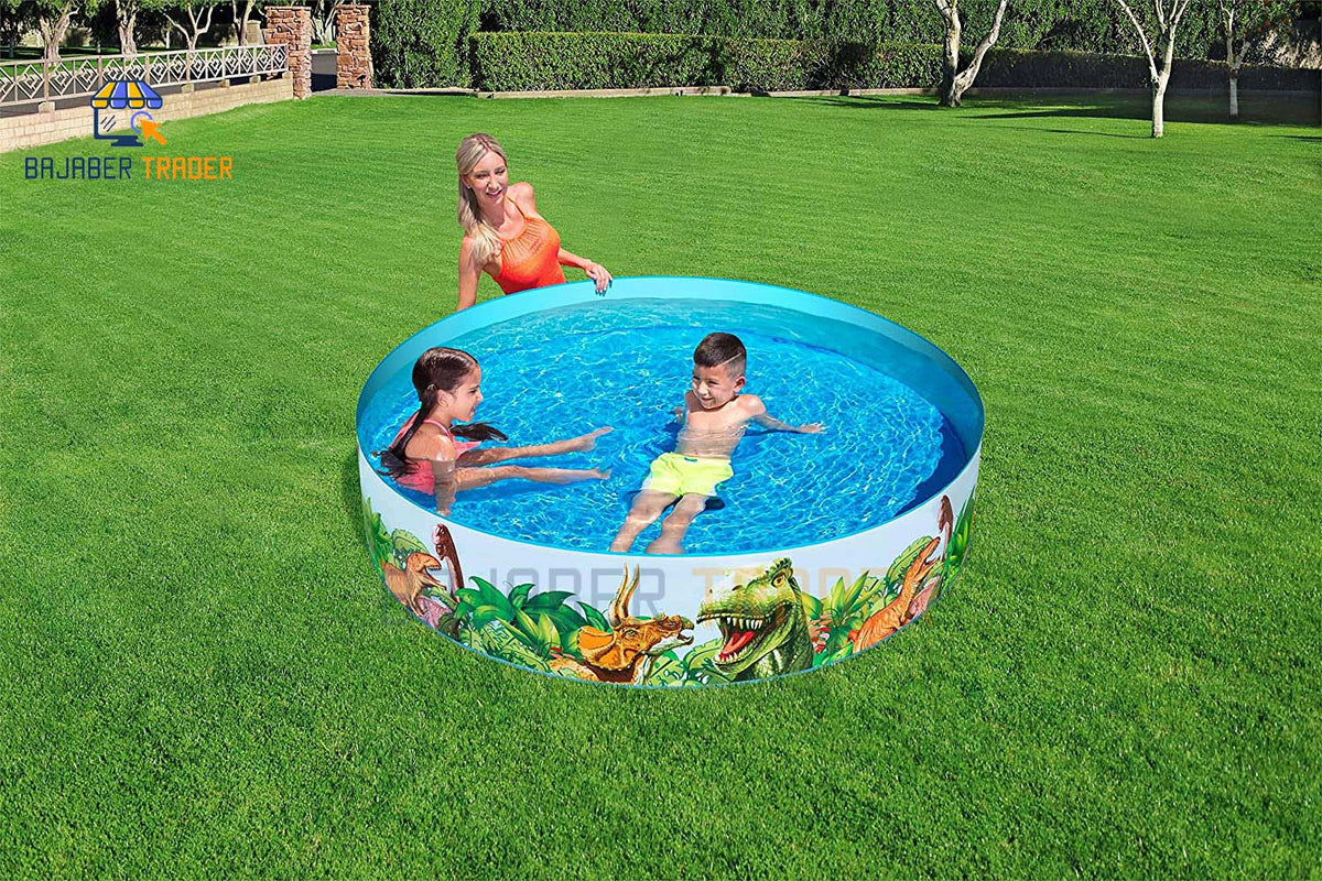 Bestway Sea Swimming Fun Play Pool Without Air 4' 5' 6' 8' feet Fill-N-Fun Paddling Pool For Kids