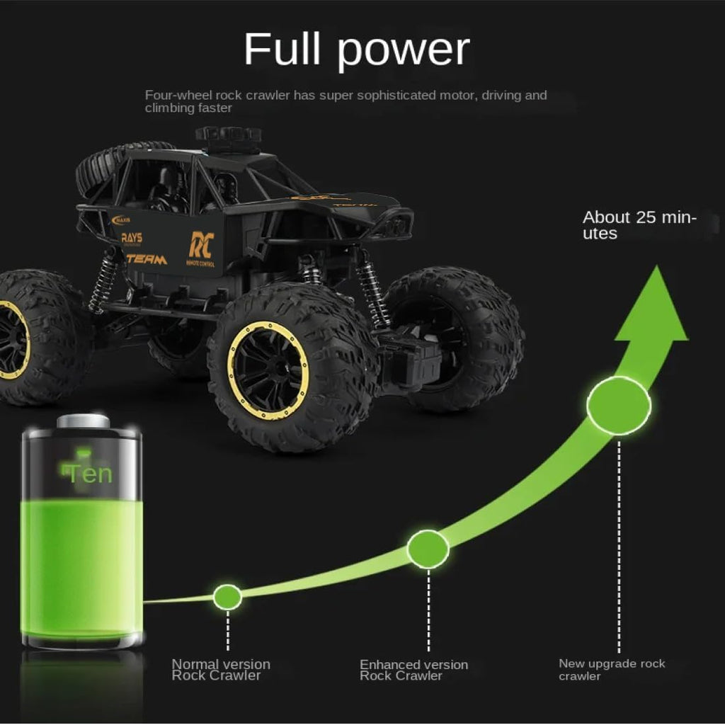 Smoke Rock Crawler Electric RC Vehicles Alloyed Remote Control Spray Toy Car for Kids & Boys Monster RC Truck with Rechargeable Rc Car 4x4 High Speed