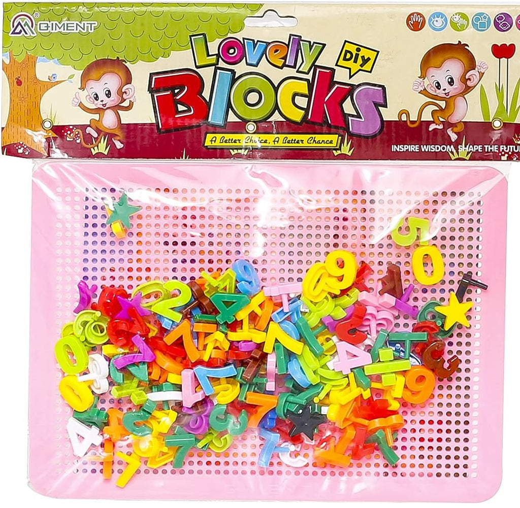 Alphabet ABC Words Pin Puzzle Capital And Small Letter English Letters Learning Spelling Baby Learning Kids Learning Toys Random Color