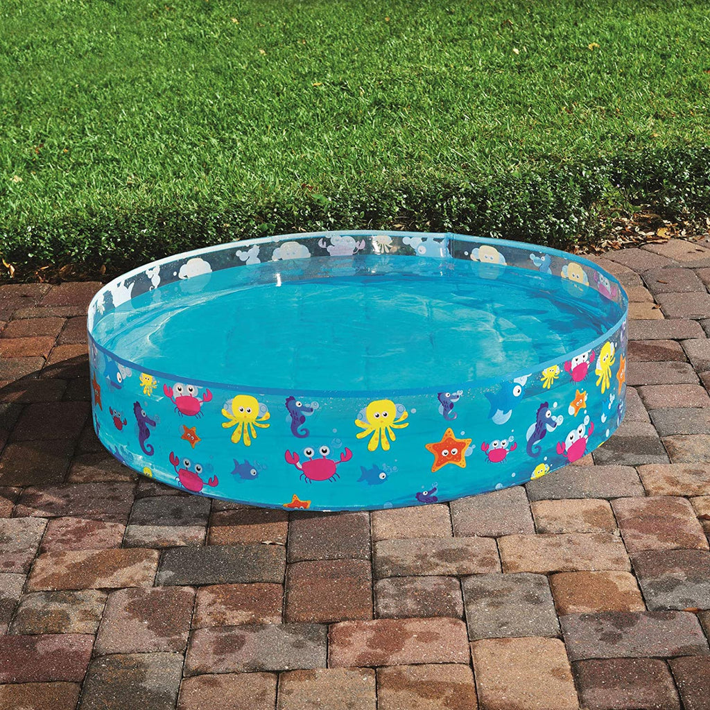 Bestway Sea Swimming Fun Play Pool Without Air 4' 5' 6' 8' feet Fill-N-Fun Paddling Pool For Kids Imported