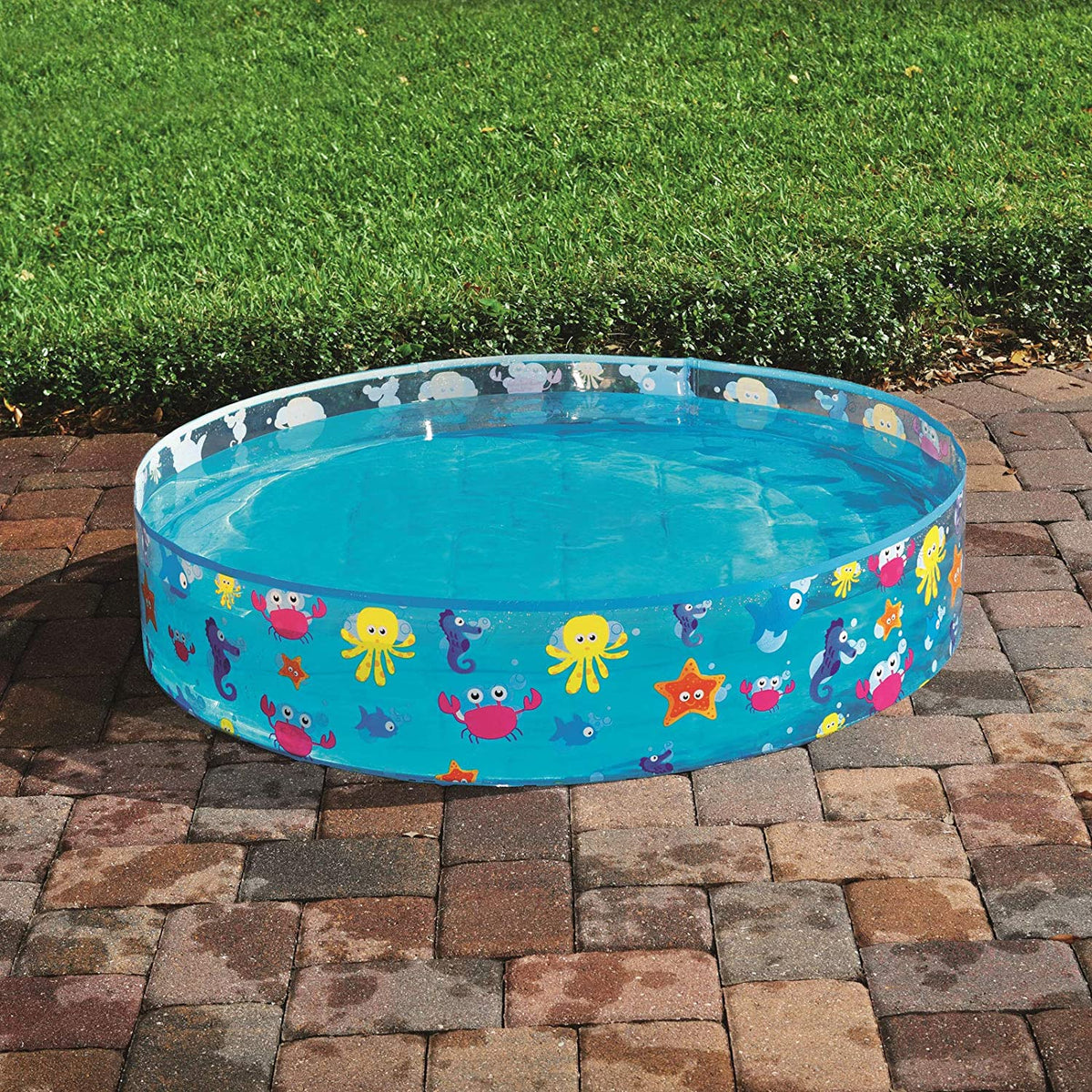Bestway Sea Swimming Fun Play Pool Without Air 4' 5' 6' 8' feet Fill-N-Fun Paddling Pool For Kids