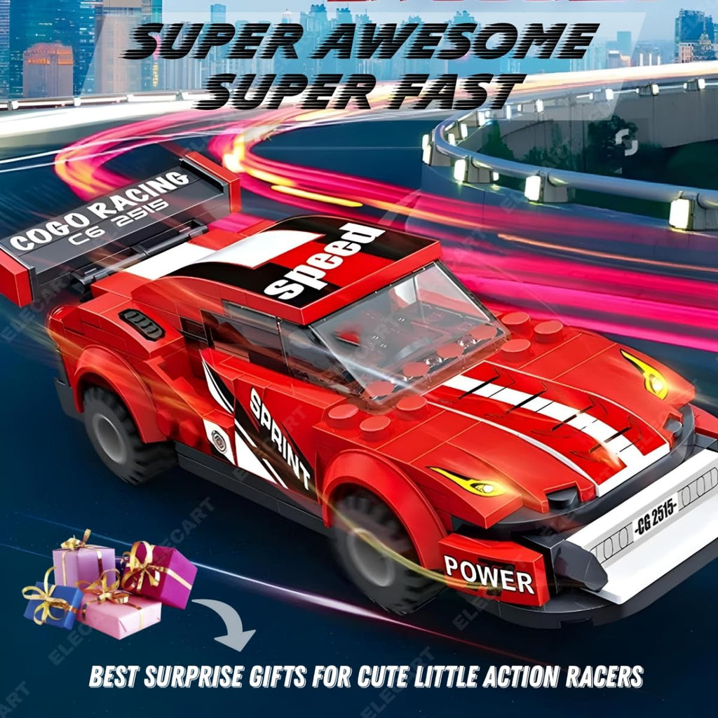 Original Lego Building Blocks Speed Racing Car Shaped Lego Sets For Kids Educational DIY Toys Creative Mind Lego Blocks For Kids