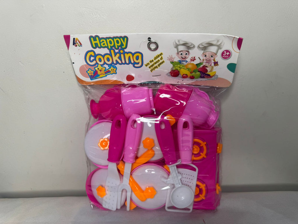 21pcs Kitchen Set For Kids/Girls Pretend Play Cooking Set Happy Little Chef Attractive Colors Cooking Kitchen Set For Girls 21pcs Assorted Colors