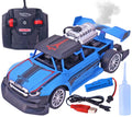 Rc Car Smoke High Speed Smoke Spray Remote Control Light Smoke Spray Emulation Exhaust Car in 1:20 Scale With Rechargeable Battery & Cable 2.4G RC Light Spray Car For Long Range