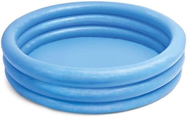 Swimming Pool For Kids Large Size 58"x13" and 45"x10" Crystal Blue Pool kids inflatable Bathtub 3 Ring Pool Bath Tub For Children