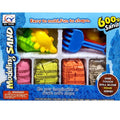Pack of 4 Kinetic Sand with 4pcs Moulds/shapes 450g Different Colors Modeling Sand Play Set For Kids