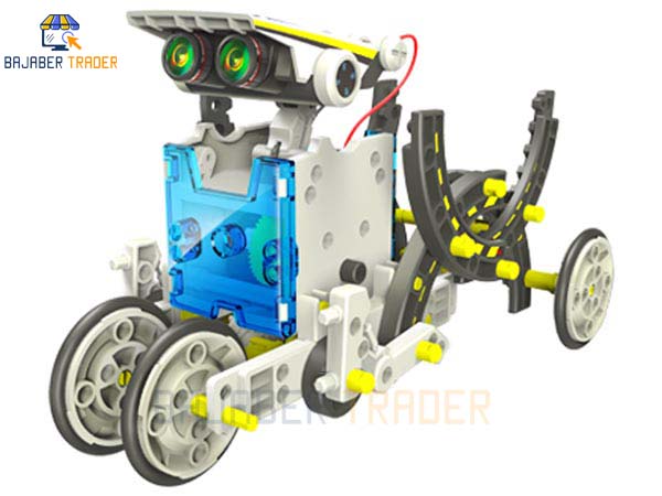 14 IN 1 Solar Robot Educational Kit  Build Your Own Robot Kit  Powered by the Sun