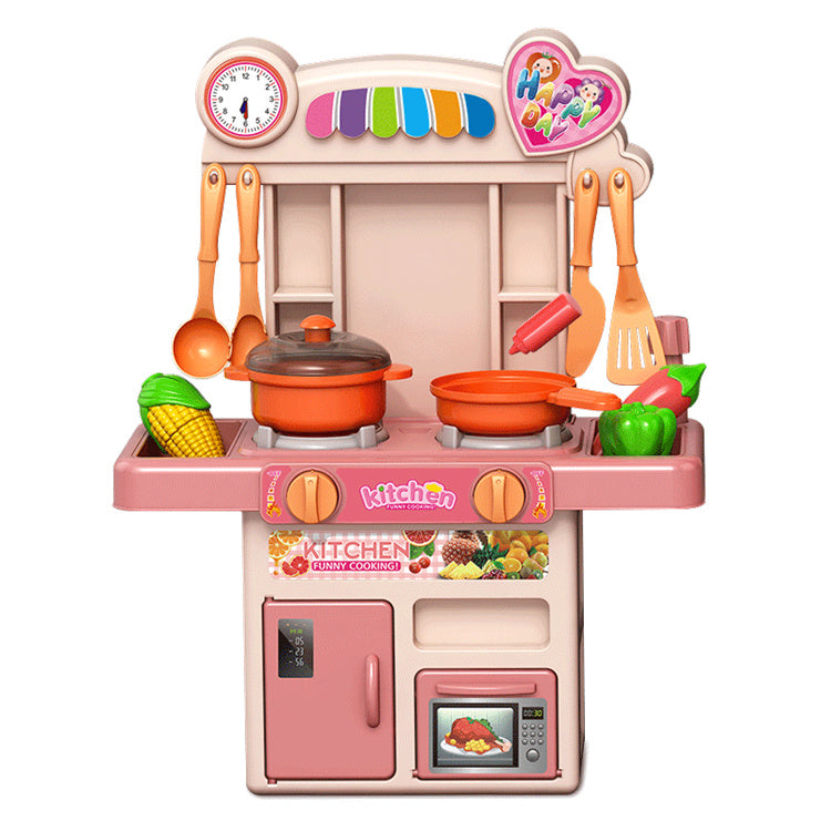 Dora Frozen Kitchen Toy Set For Kids Girls With Real Water Sound Lights Effect Pretend Play Cooking Set