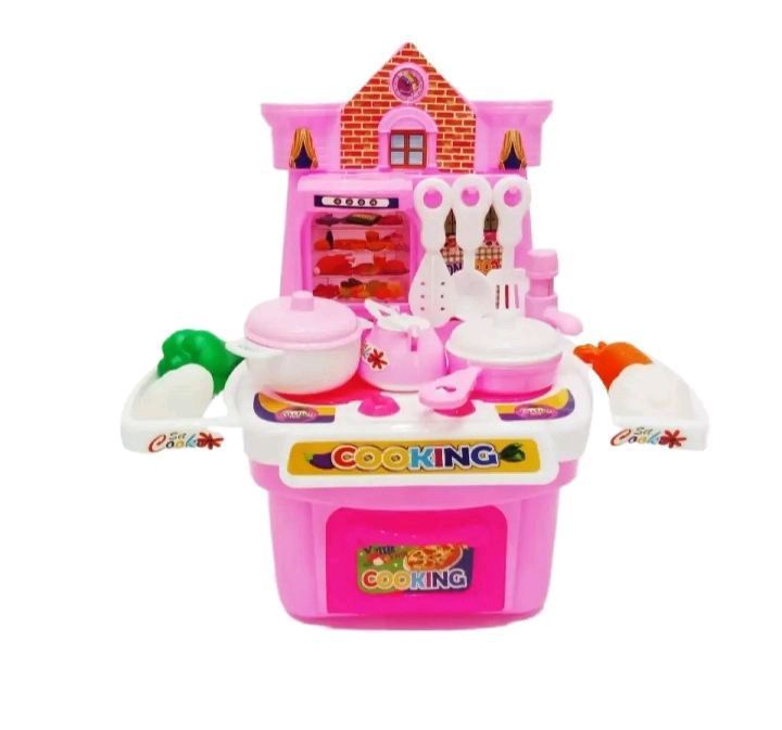 Kitchen Set toy for Kids Girls Boys Kitchen Cooking Toy Set With Tap Water And Accessories Pretend Play Toys for Children's