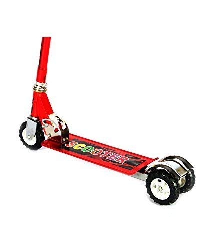 Scooty For Kids Large Size Teenagers Adults Foldable Adjustable Height Heavy Duty Aluminum Alloy 3 Wheel Kick Scooter For Boys and Girls
