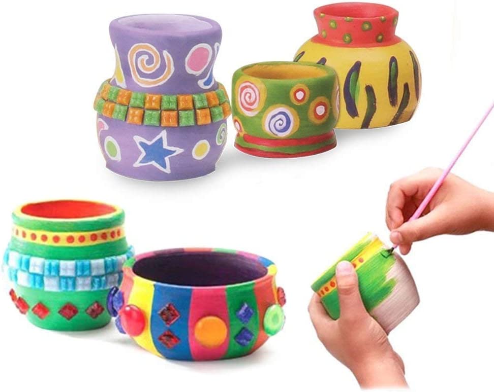 Pottery Wheel Pottery Studio Kit Educational Toy DIY Toy with Clay for Kids Air Dry Sculpting Clay and Craft Paint kit for Kids Educational Toy for Kids