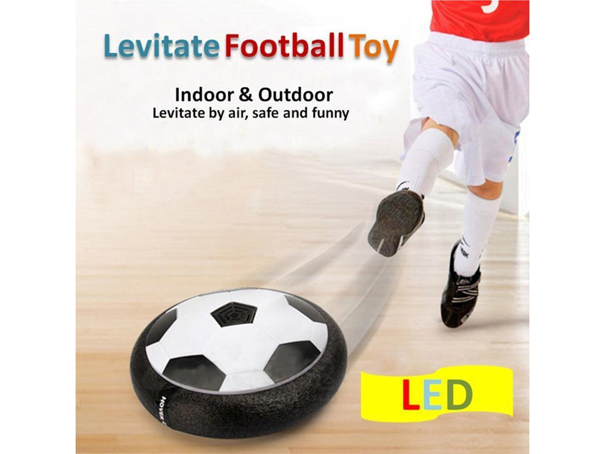 Kids Toys Hover Soccer Ball Battery Operated Air Floating Soccer Ball with LED Light and Soft Foam Bumper, Indoor Outdoor Hover Ball Game Gifts for Age 3 4 5 6 7 8-16 Year Old Boys Girls