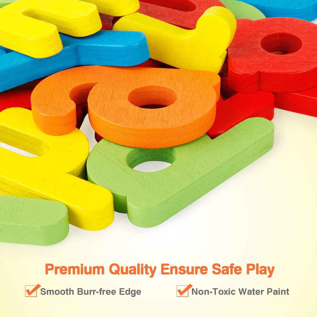 Wooden Alphabet Spelling Learning Toy Wooden Alphabet Flash Cards Matching Sight Words ABC Letters Recognition Game Preschool Educational