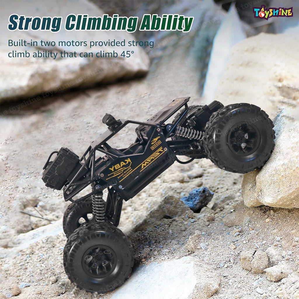 Smoke Rock Crawler Electric RC Vehicles Alloyed Remote Control Spray Toy Car for Kids & Boys Monster RC Truck with Rechargeable Rc Car 4x4 High Speed