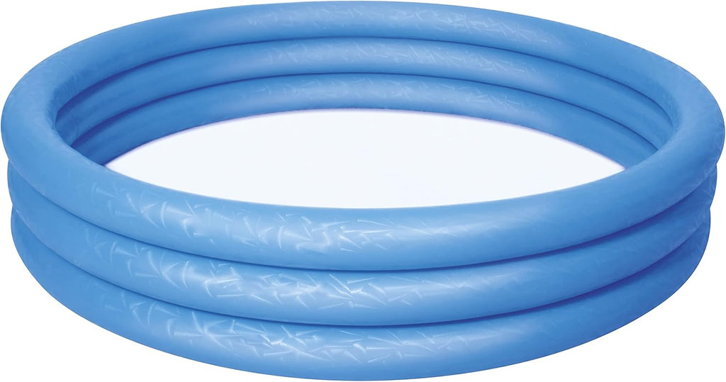 Bestway Large Swimming Pool For Kids 6Feet 5Feet 4Feet 3.3Feet Inflatable 3 Ring Play Pool For Kids Bath Tub For Children Random Color Paddling Pool Vinyl