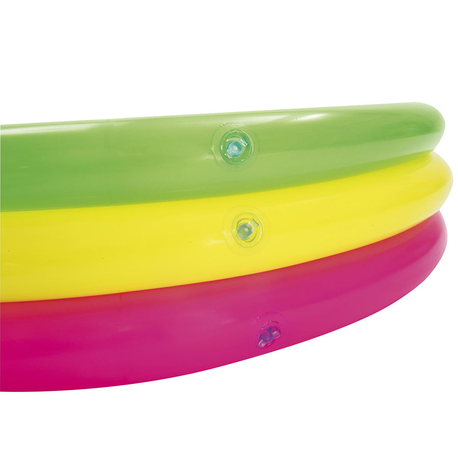 Bestway Inflatable Swimming Pool for Kids, 3 Ring Thickened Portable Kiddie Pool for Babies & Children, Outdoor Water Play Pool