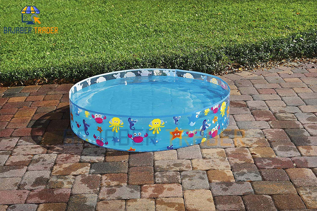 Bestway Sea Swimming Fun Play Pool Without Air 4' 5' 6' 8' feet Fill-N-Fun Paddling Pool For Kids Imported