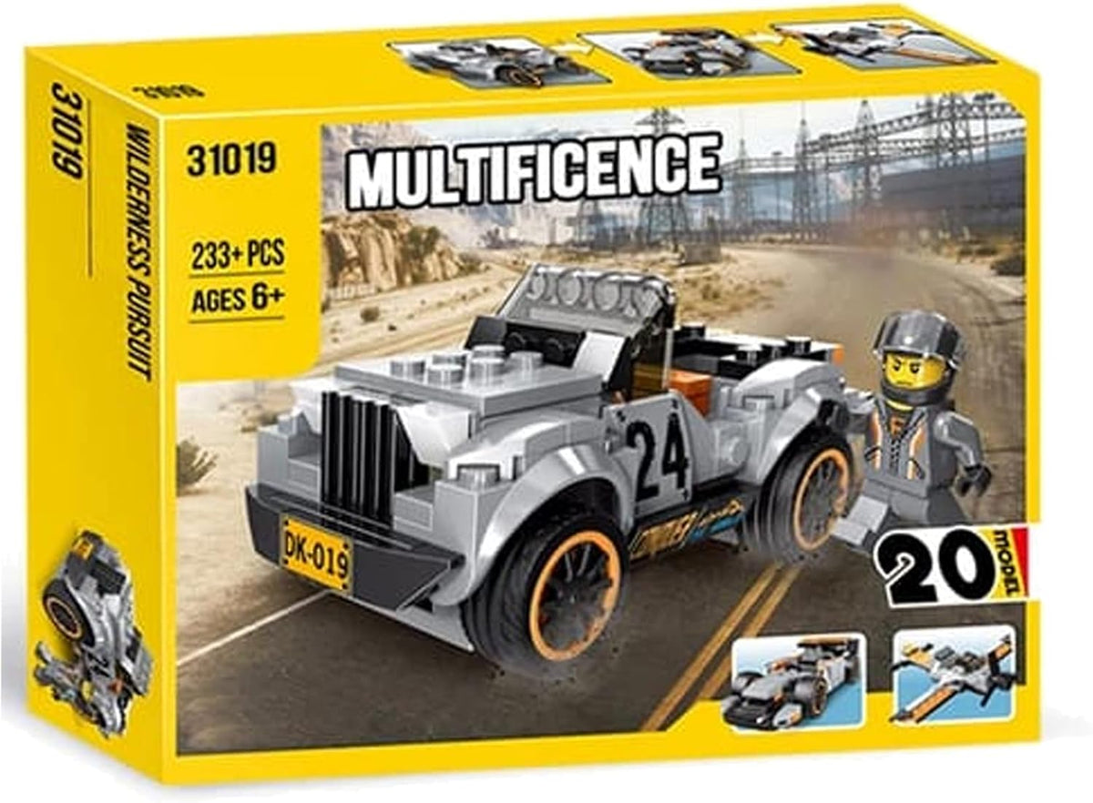Lego Architect 20-in-1 Racing Vehicle Building Set | 233+ Pieces STEM Educational Toy | Construction Learning Bricks for Kids | Builds Cars  Jeeps, SUVs