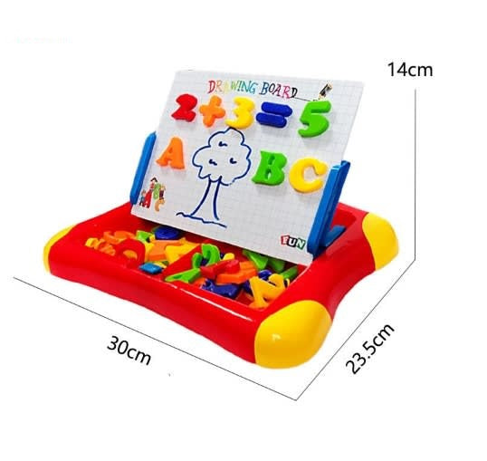 2in1 Magnetic Learning Case for kids Writing and Drawing Learning Case for Kids with Alphabets and Numbers Best Educational Toys For Kids