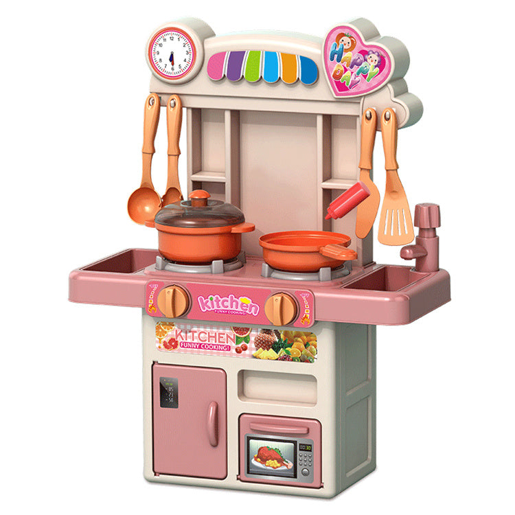 Dora Frozen Kitchen Toy Set For Kids Girls With Real Water Sound Lights Effect Pretend Play Cooking Set