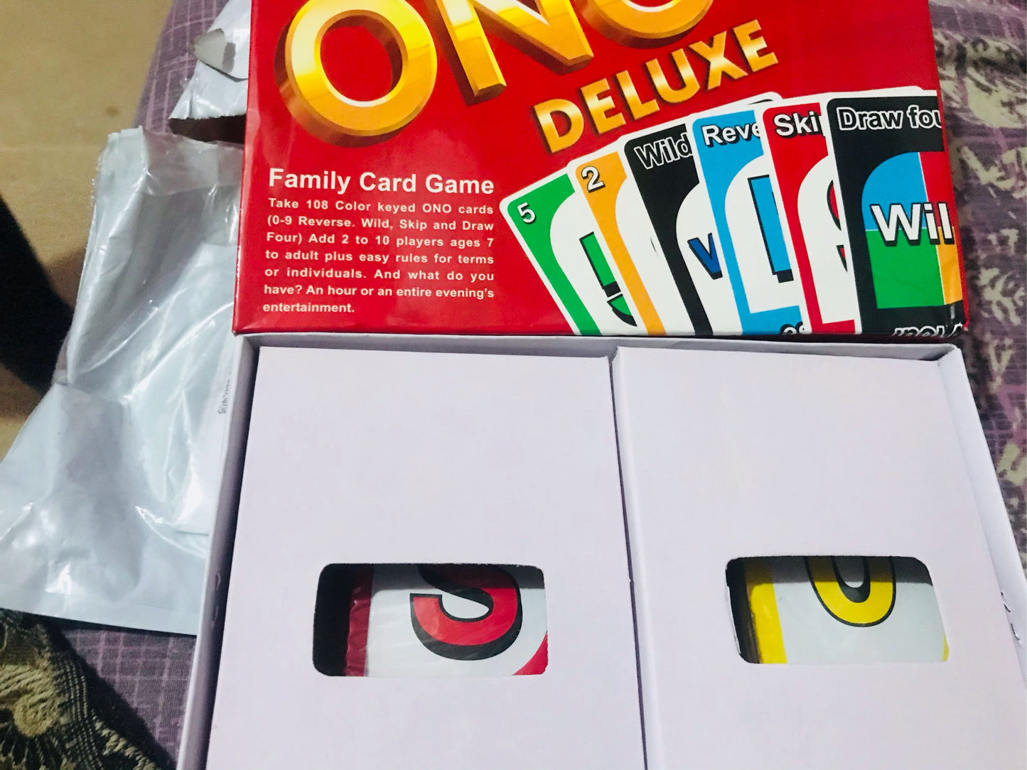 ONO Cards _ UNO Deluxe Family Card Game