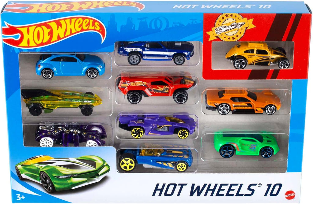 Pack Of 10 & 6 Metal Alloy Pull Back Cars Box Die Cast Hot Wheel Metal Car Set Toys For Kids Children and Boys (RANDOM CAR)