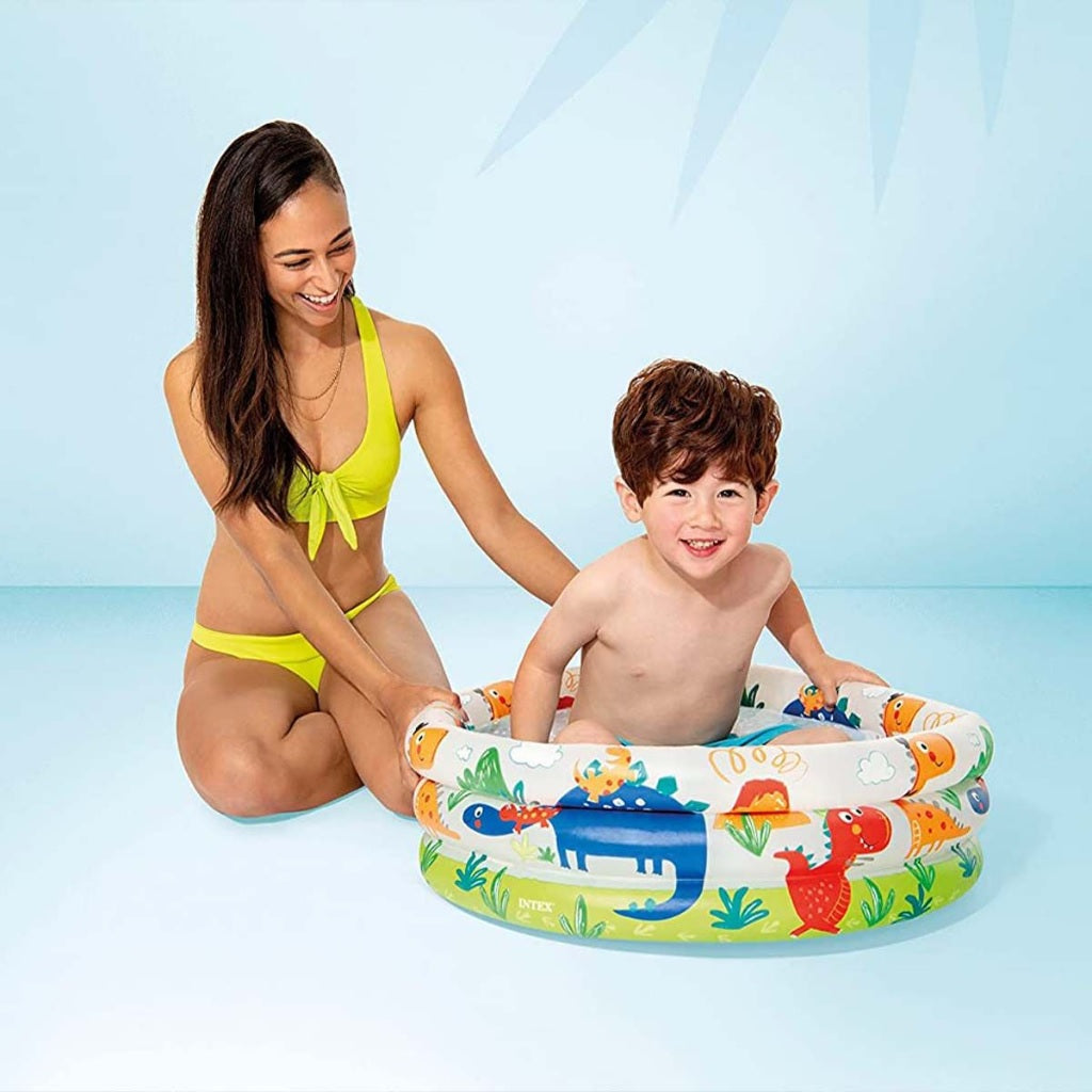 Intex Baby Inflatable Swimming Pool for Kids Kiddie Baby Party Play Pool Tub for Kids 24x8.5 Inches Kids Bath Tub For Children
