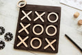 Premium Quality Tic Tac Toe Game Wooden Game Board  For All Ages