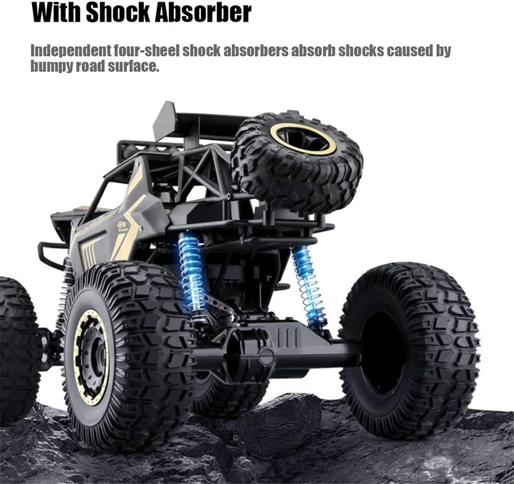 Smoke Rock Crawler Electric RC Vehicles Alloyed Remote Control Spray Toy Car for Kids & Boys Monster RC Truck with Rechargeable Rc Car 4x4 High Speed