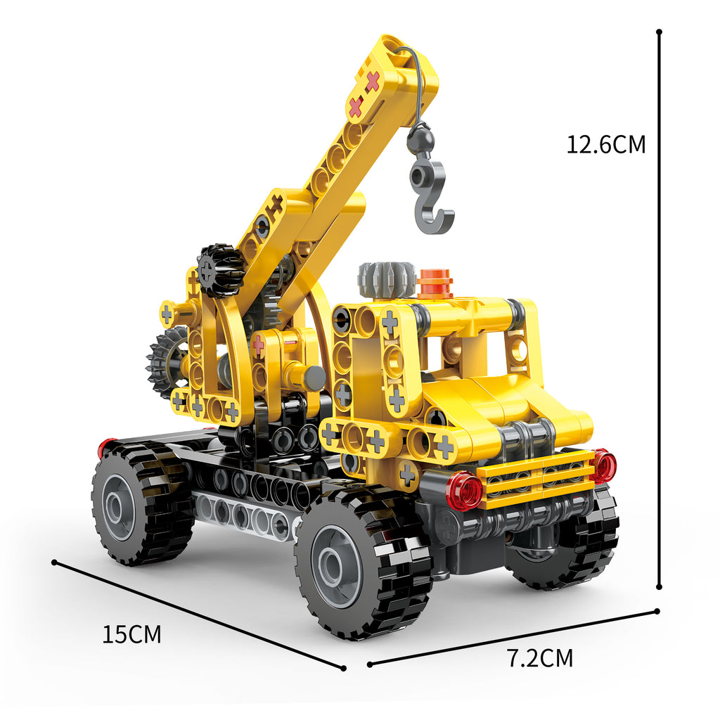 Lego Engineer Construction Vehicle Building Blocks Set Crane, Bulldozer & Loader Toy for Kids Educational STEM Blocks
