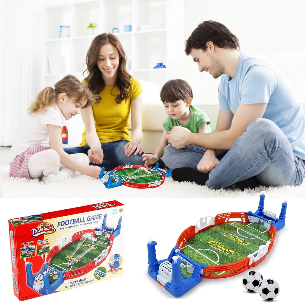 Mini Table Football Game, Table Football Desktop Football Toy Gifts for Children Boy Indoor 2-Player Party Tabletop Soccer Toys for Children Kids Adults