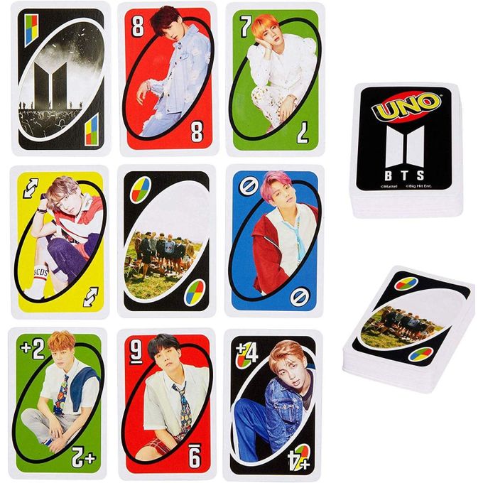 UN0 BTS Cards Game Play with Family and Friends and Ideal for Parties, Travel, and Family Gatherings