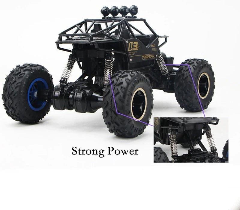 Smoke Rock Crawler Electric RC Vehicles Alloyed Remote Control Spray Toy Car for Kids & Boys Monster RC Truck with Rechargeable Rc Car 4x4 High Speed