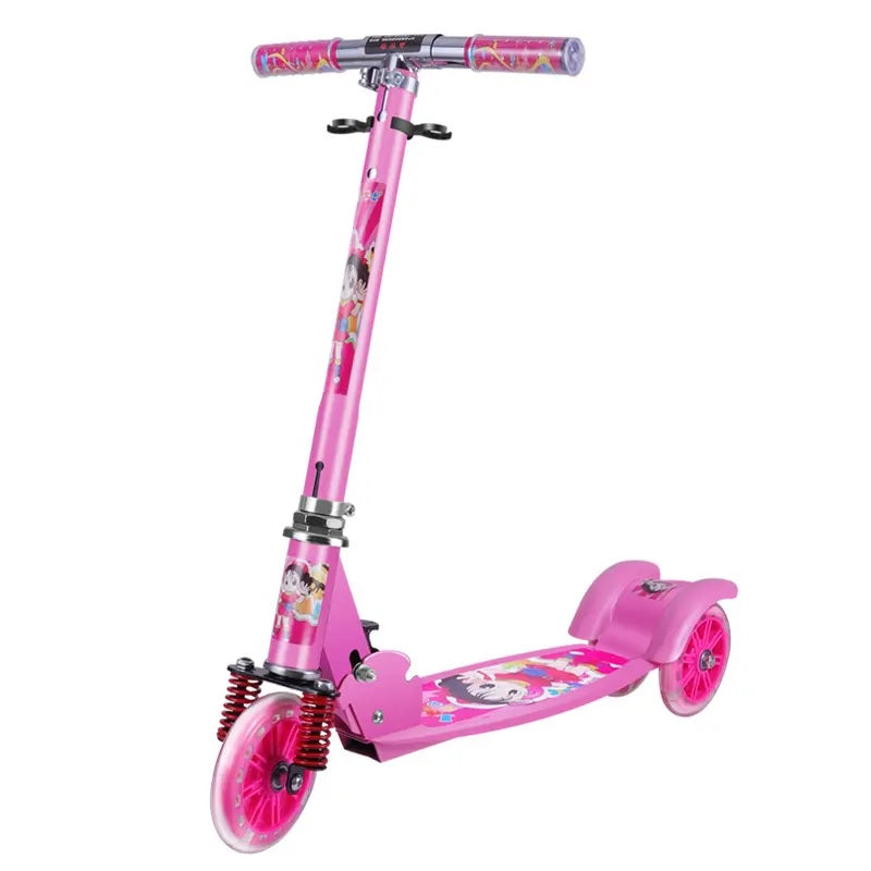 Big Scooty For Kids Adjustable 3 Wheel Large Kick Scooter Gifts For Toddlers Children Boys Girls 12years