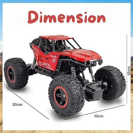 Smoke Rock Crawler Electric RC Vehicles Alloyed Remote Control Booster Spray Toy Car for Kids & Boys