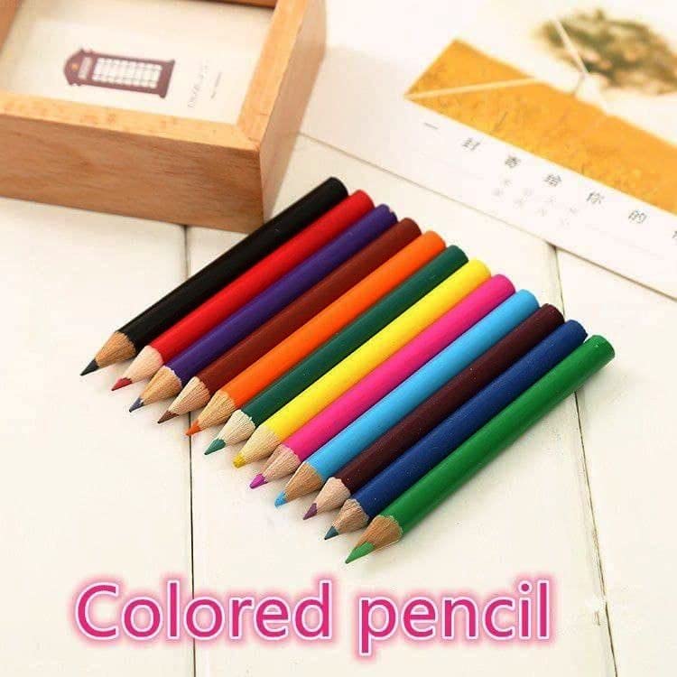 46pcs Colors Box Color Pencil ,Crayons , Water Color, Sketch Pens Set Painting School Kit