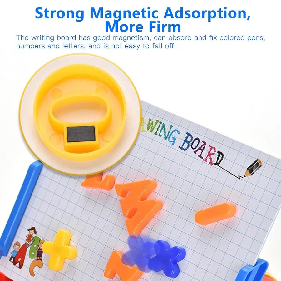 2in1 Magnetic Learning Case for kids Writing and Drawing Learning Case for Kids with Alphabets and Numbers Best Educational Toys For Kids